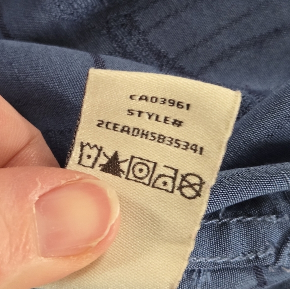 Denver Hayes Men's Classic Blue Casual Xl Shirt  Fish Theme, Fathers Day Gift! - Picture 8 of 8